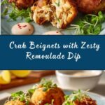 Crab Beignets with Remoulade Dipping Sauce Recipe