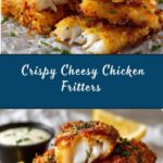 Cheesy Chicken Fritters Recipe