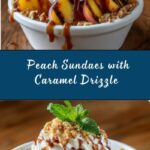 Grilled Peach Sundaes Recipe