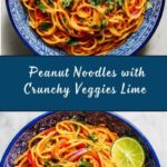 Creamy Peanut Noodles with Crunchy Veggies and Lime Recipe