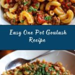 One Pot Goulash Recipe