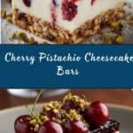 Heavenly Cherry Pistachio Cheesecake Bars Recipe