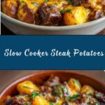 Slow Cooker Steak and Cheddar Potato Casserole Recipe