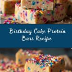 Birthday Cake Protein Bars Recipe