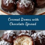 **Coconut Domes with Chocolate Spread** Recipe