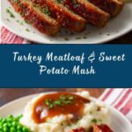 Turkey Meatloaf with Mashed Sweet Potatoes Recipe