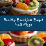 Healthy Breakfast Bagel Fruit Pizza Recipe