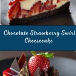 Chocolate Strawberry Swirl Cheesecake Recipe