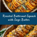 Roasted Hasselback Butternut Squash with Sage Butter Recipe