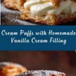 Cream Puffs with Luscious Vanilla Cream Filling Recipe
