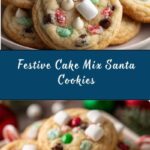 Cake Mix Chocolate Chip Santa Cookies Recipe