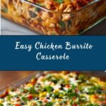 Easy Chicken Burrito Casserole Recipe