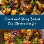 Sweet and Spicy Baked Cauliflower Recipe