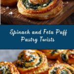 Spinach and Feta Puff Pastry Twists Recipe