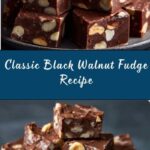 Old Fashioned Black Walnut Fudge Recipe