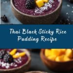 Thai Black Sticky Rice Pudding Recipe