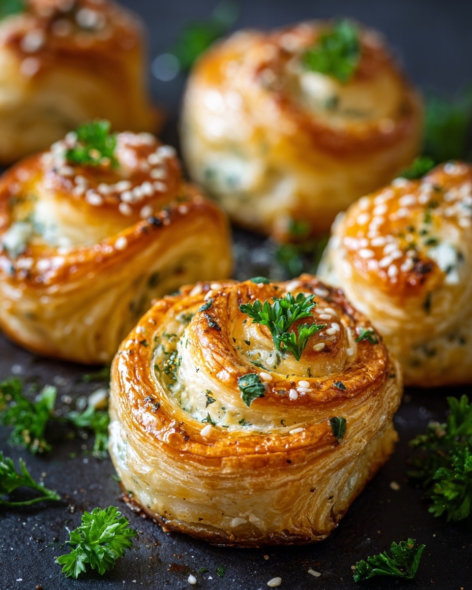 Cream Cheese Spinach Puffs Recipe - Recipe Image