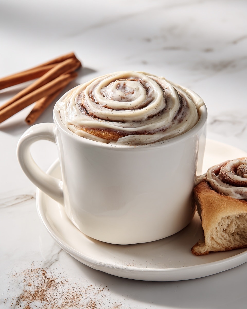 Microwave Cinnamon Roll in a Mug Recipe - Recipe Image