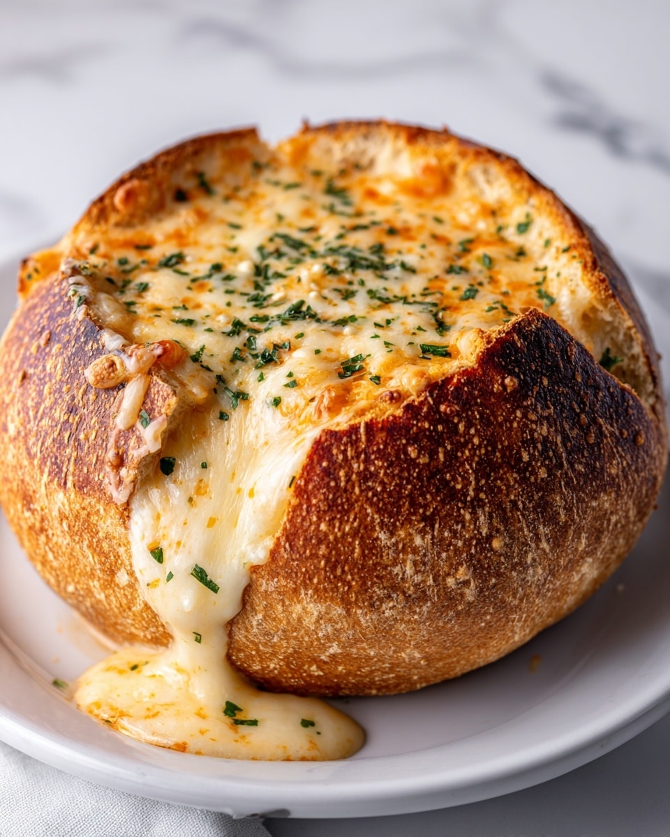 French Onion Bagel Soup Recipe - Recipe Image