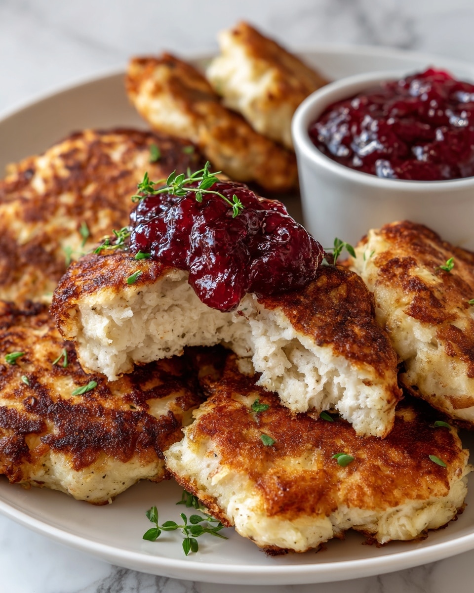 Mashed Potato Croquettes with Cranberry Mayo Recipe - Recipe Image