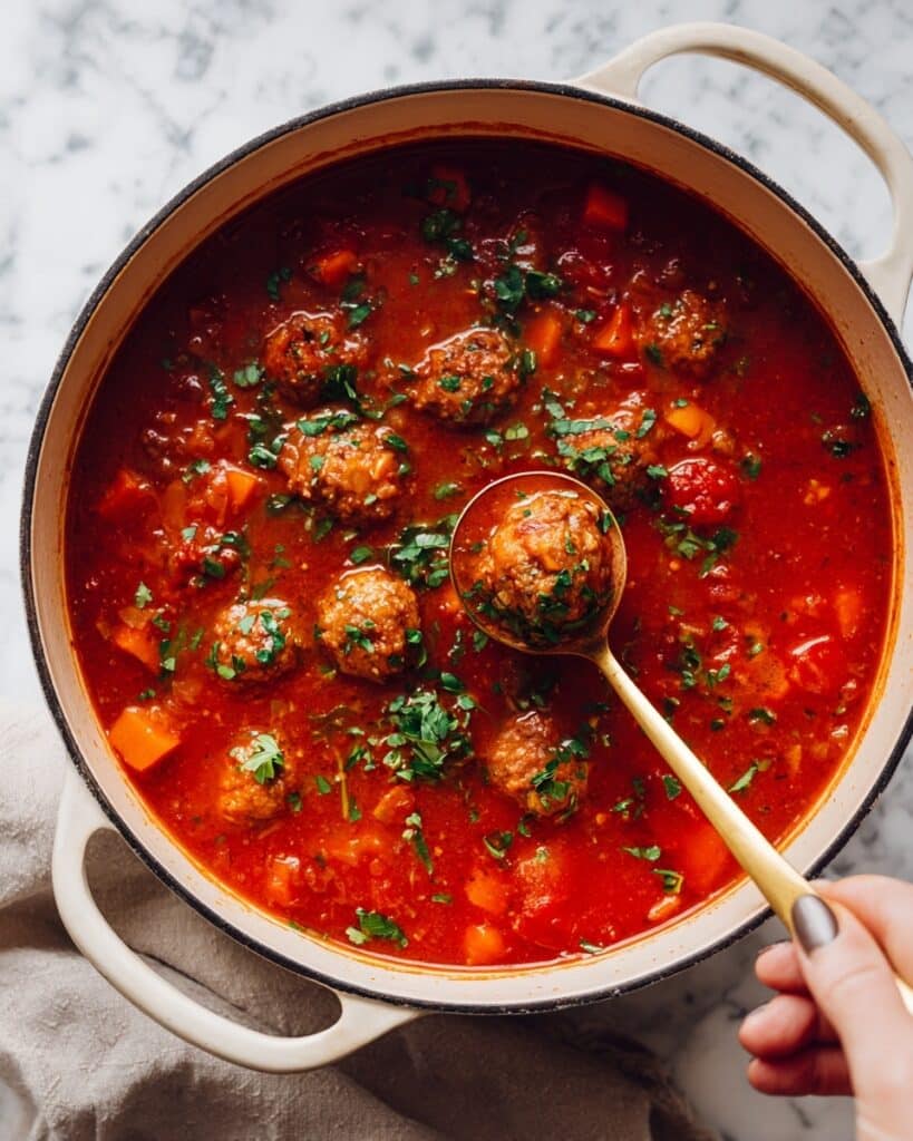 Italian Meatball Soup Recipe
