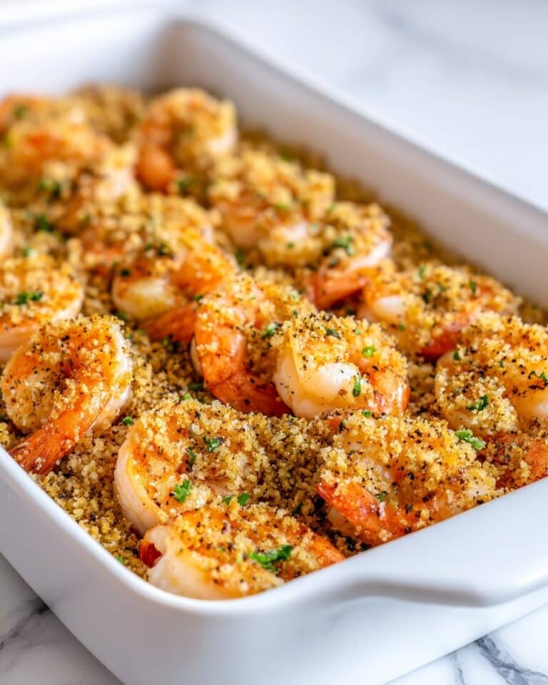 Garlic Parmesan Baked Shrimp Recipe