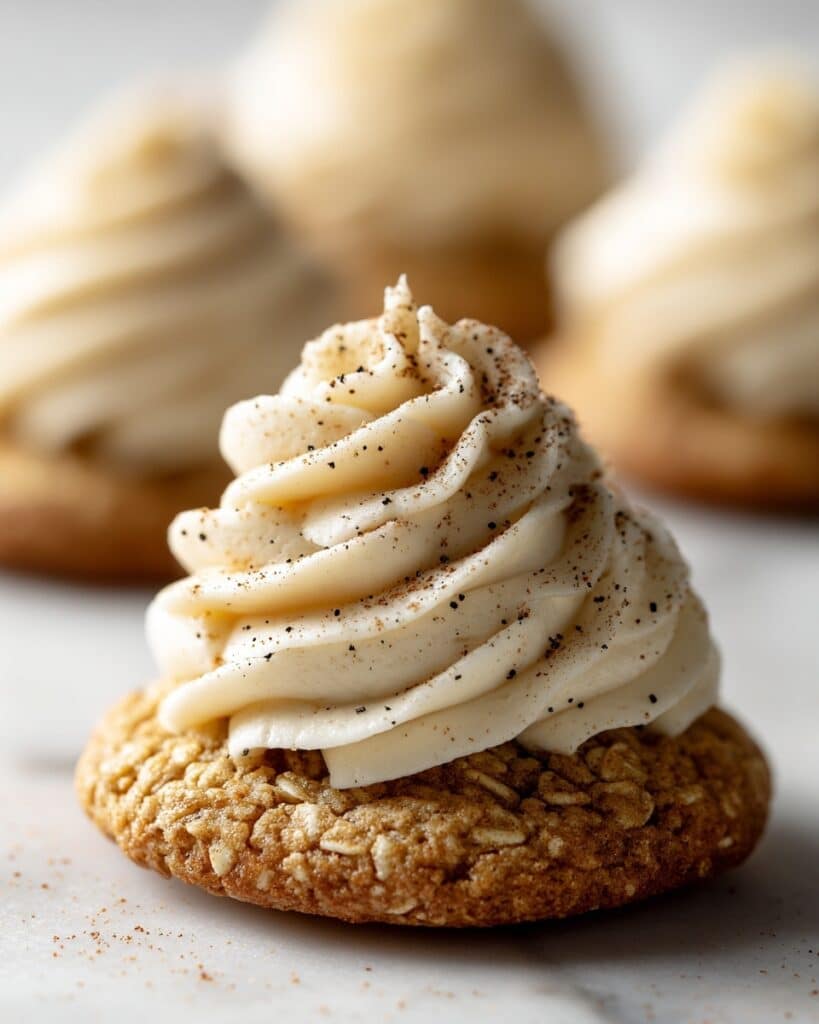 Pumpkin Oatmeal Cookies with Cinnamon Cream Cheese Frosting Recipe