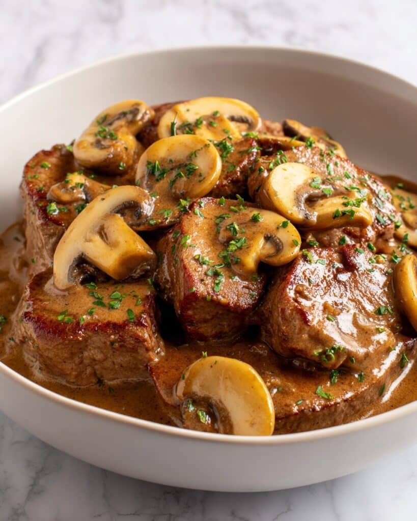 Slow Cooker Beef Stroganoff Recipe