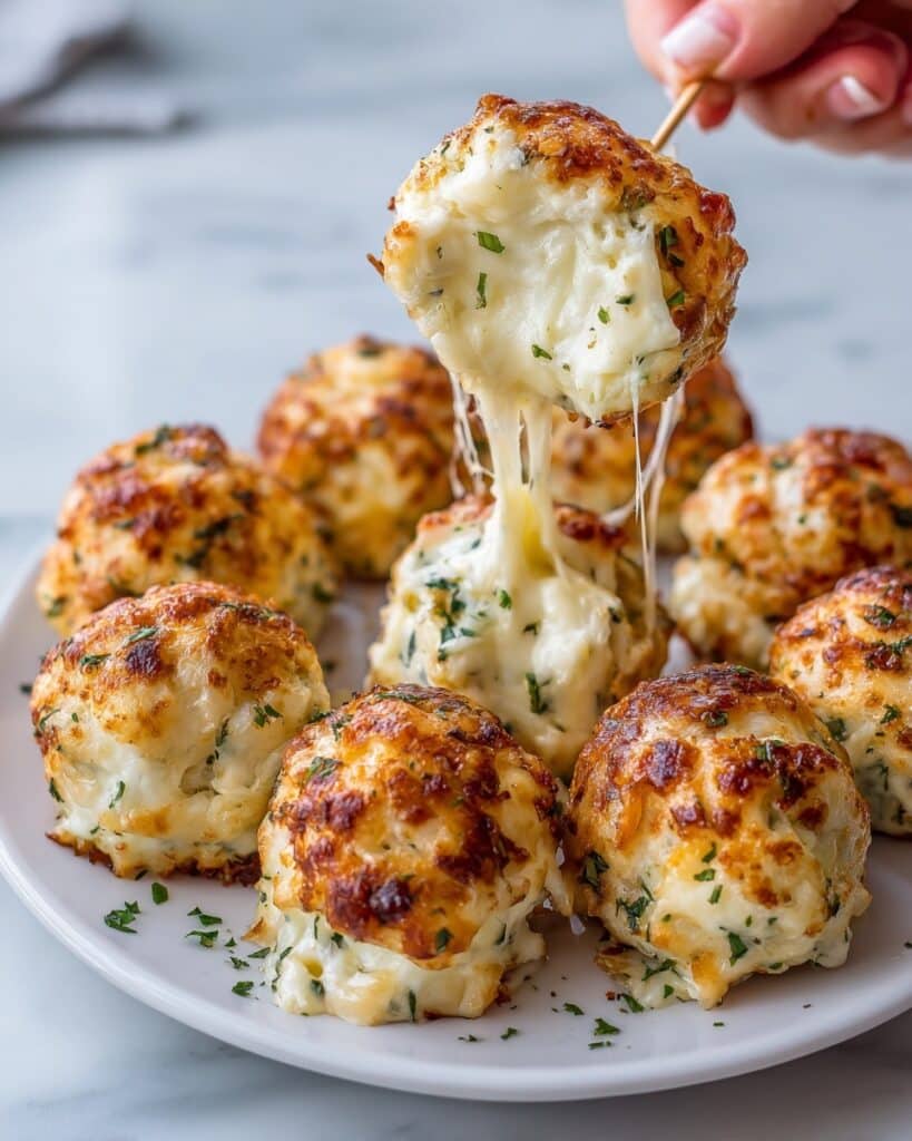 Mini Queso Cheese Balls Recipe