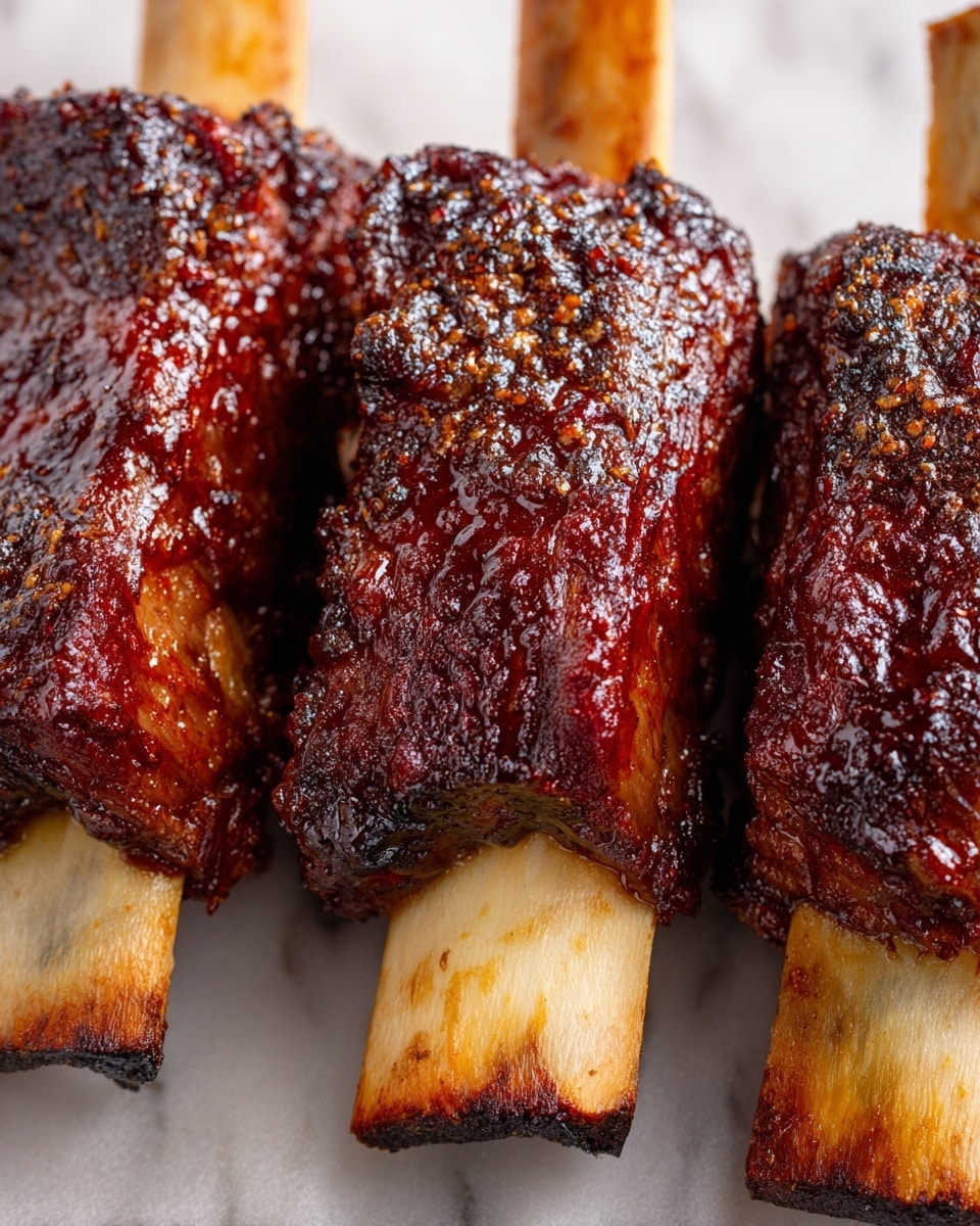 Slow Cooker Barbequed Beef Ribs Recipe - Recipe Image