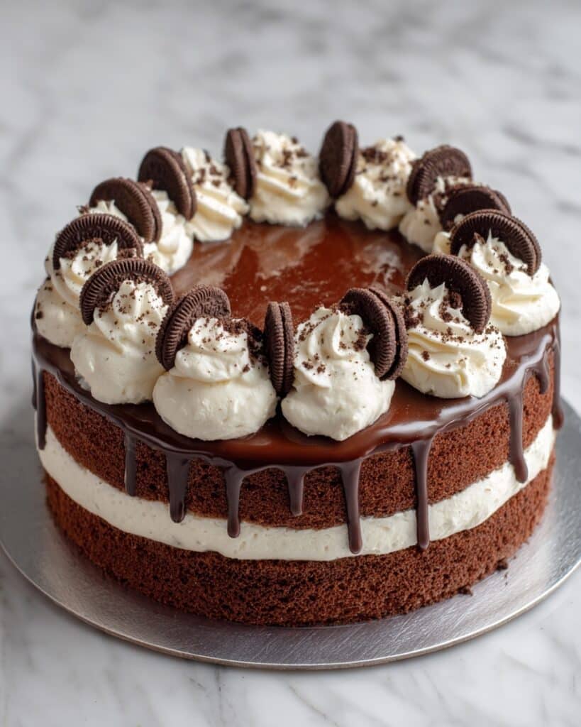 Oreo Ice Cream Sandwich Cake Recipe