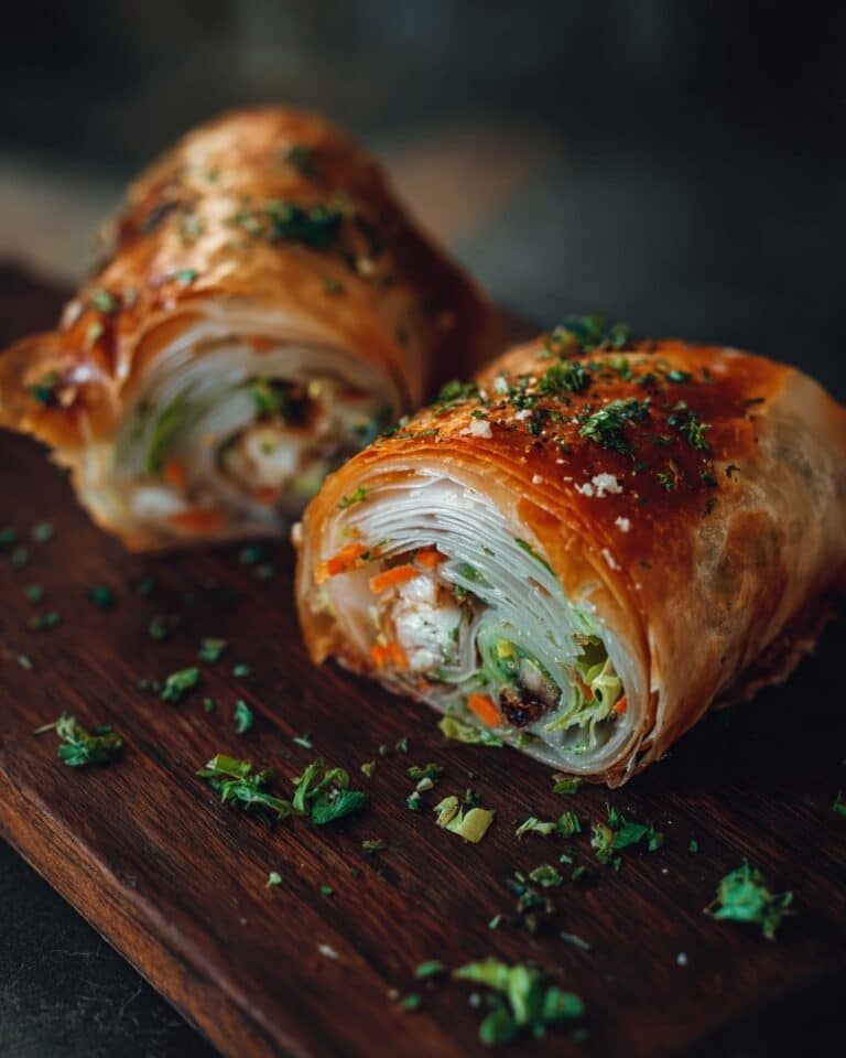 Potato Rolls with Cabbage and Cheese Filling Recipe