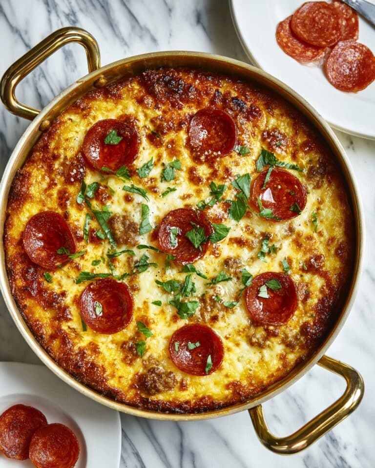 Crustless Turkey and Cheese Pizza Recipe