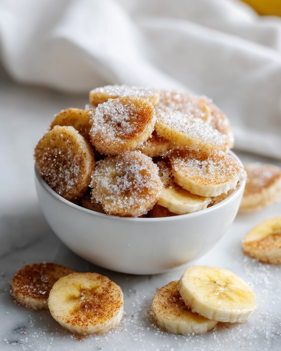 Cinnamon-Sugar Air Fryer Banana Chips Recipe