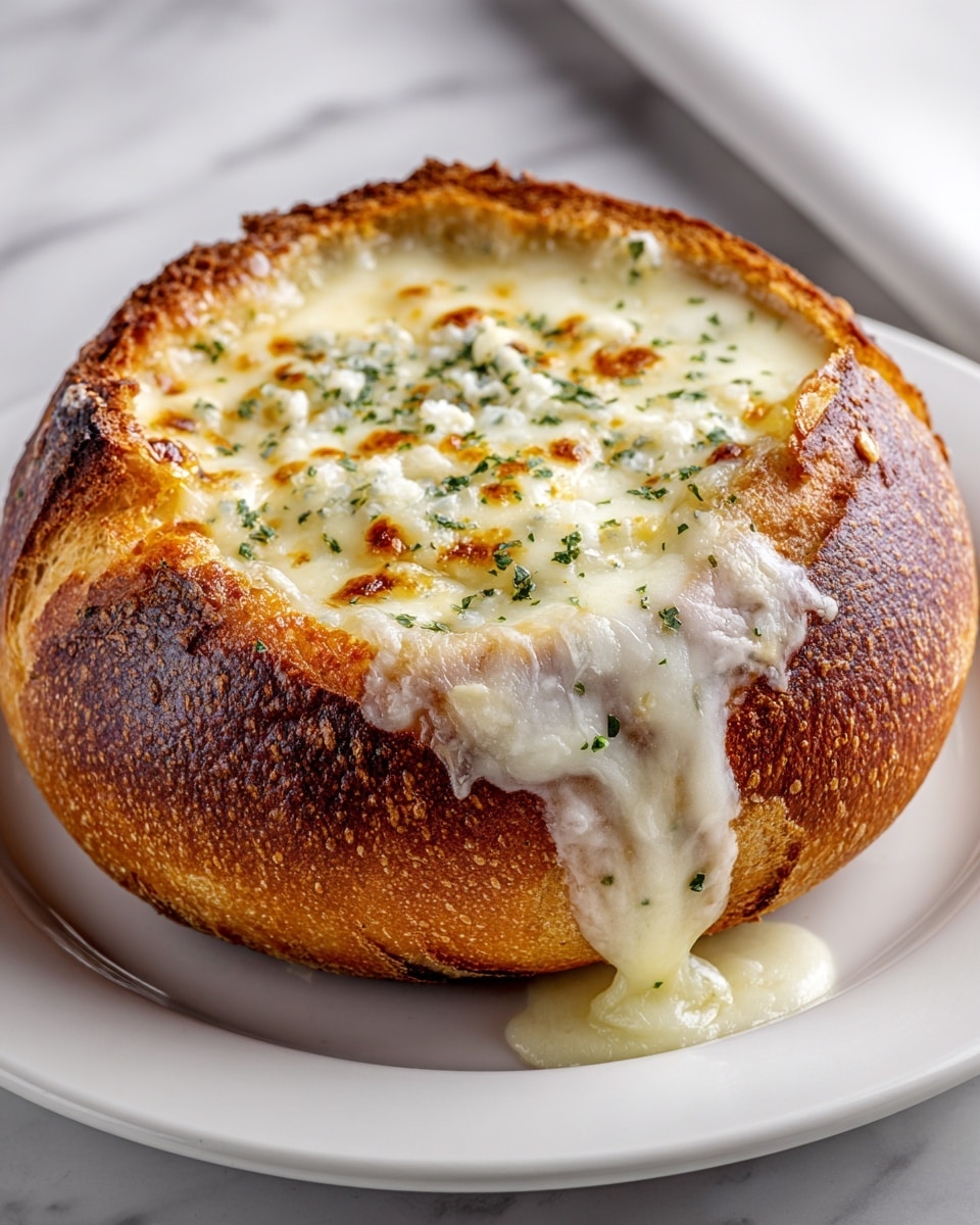 French Onion Bagel Soup Recipe - Recipe Image