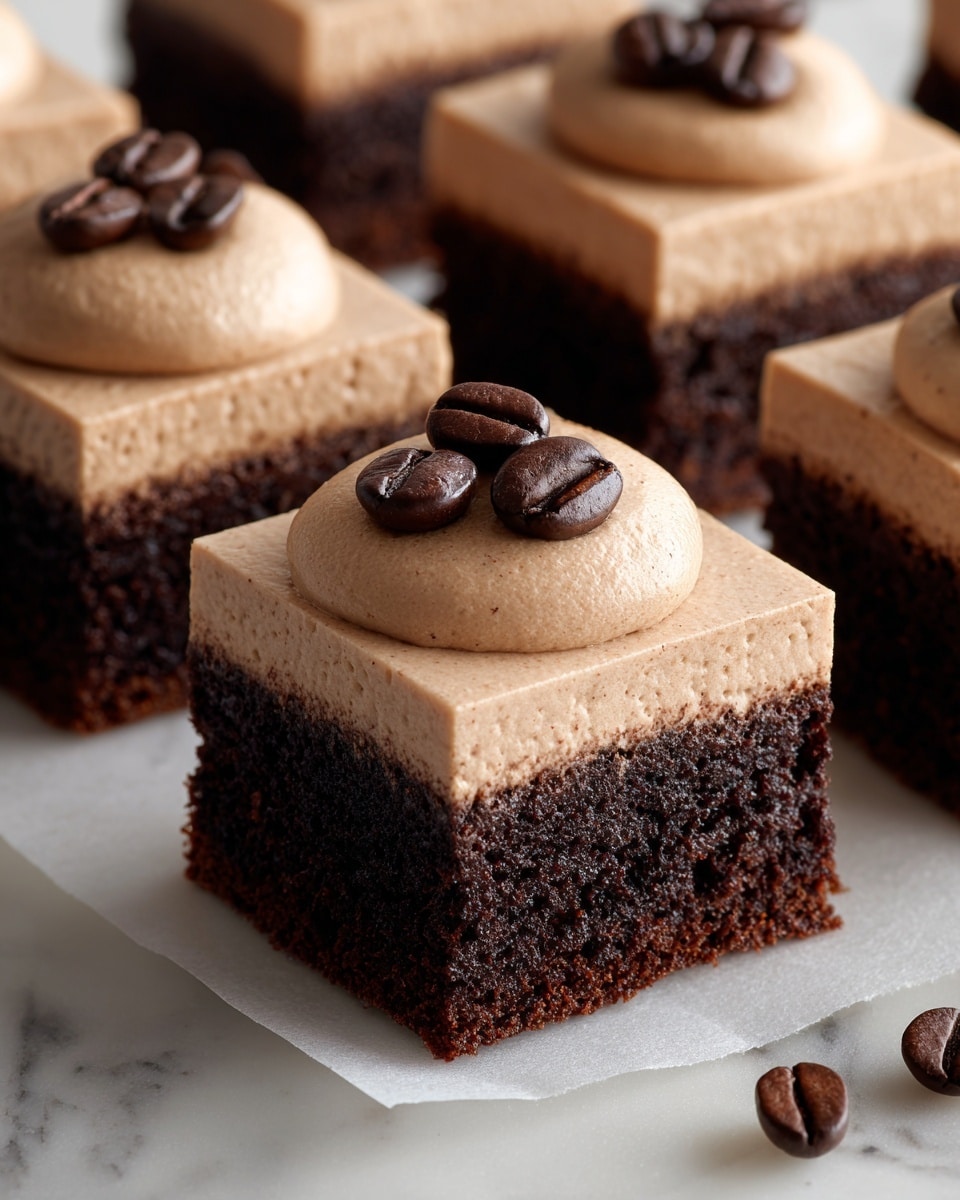 Coffee Brownies with Mocha Frosting Recipe - Recipe Image
