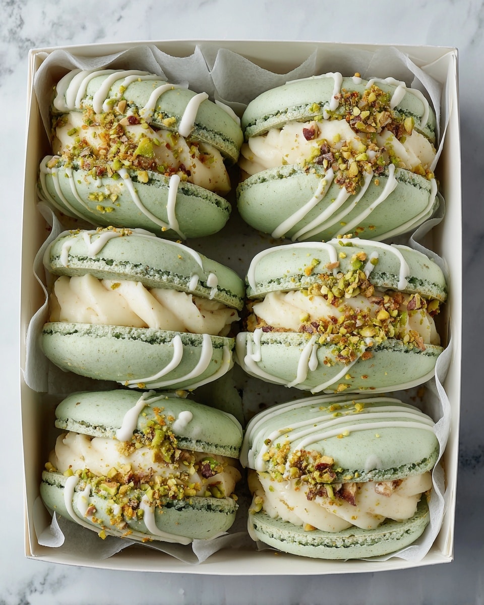 Pistachio Macarons Recipe - Recipe Image