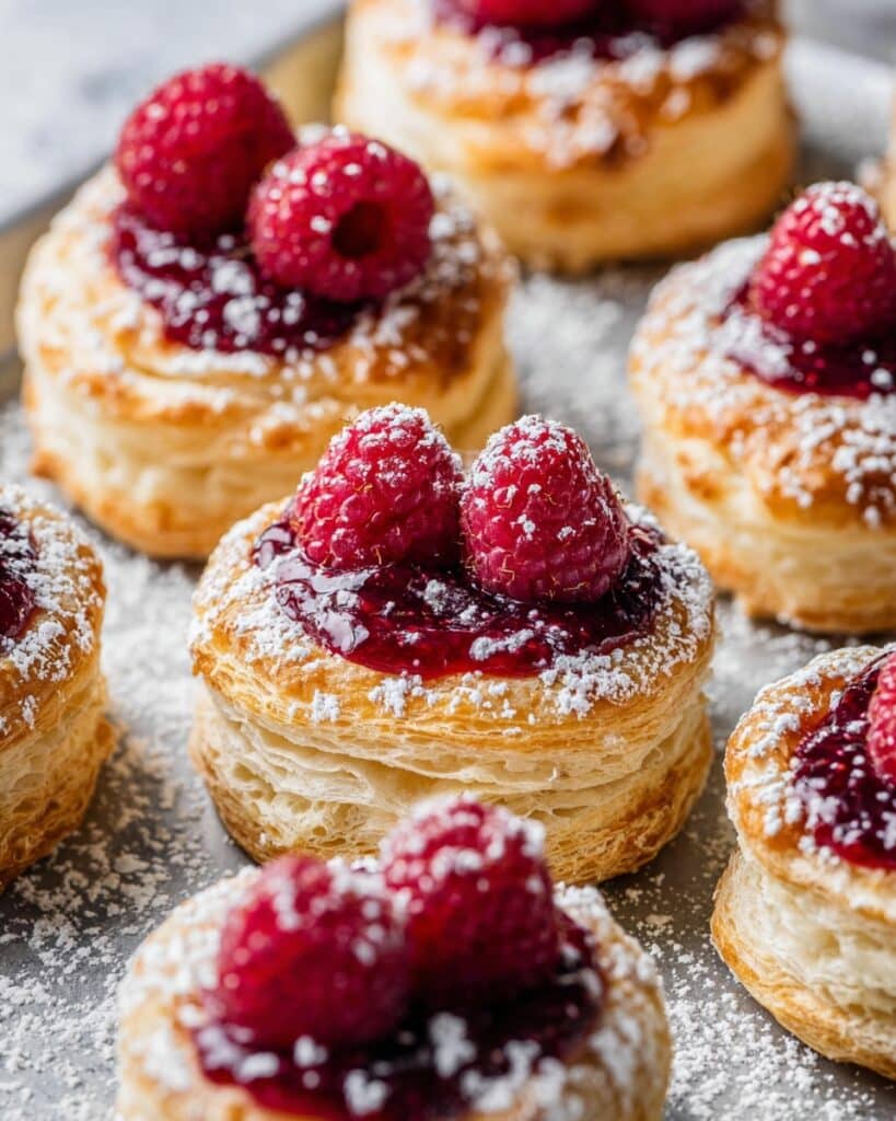 Raspberry Custard Buns Recipe