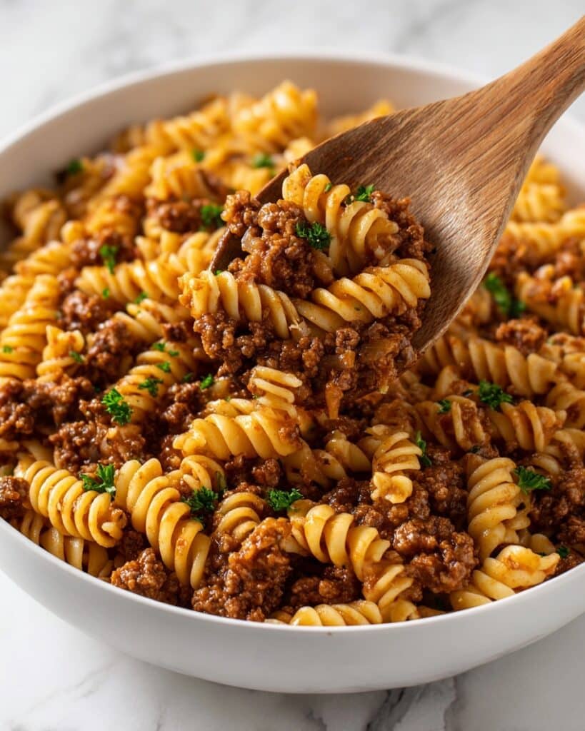 Quick & Easy Cheeseburger Casserole Recipe