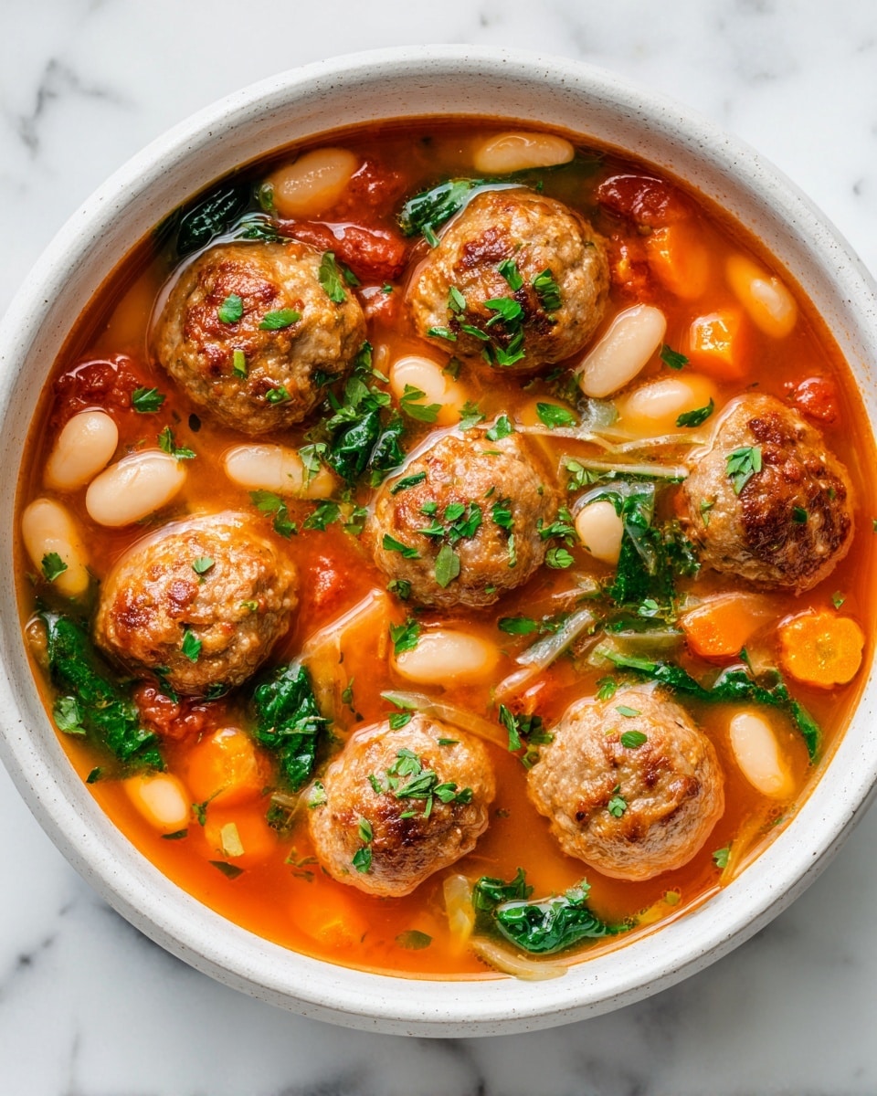 Italian Meatball Soup Recipe - Recipe Image