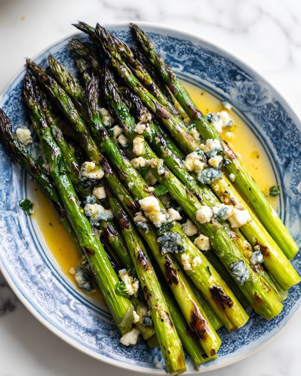 Lemon and Feta Grilled Asparagus Recipe - Recipe Image