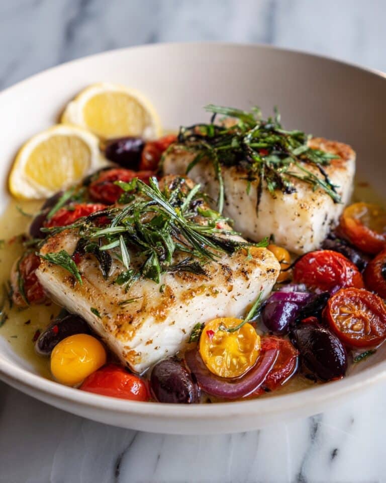 Mediterranean Baked Fish Recipe
