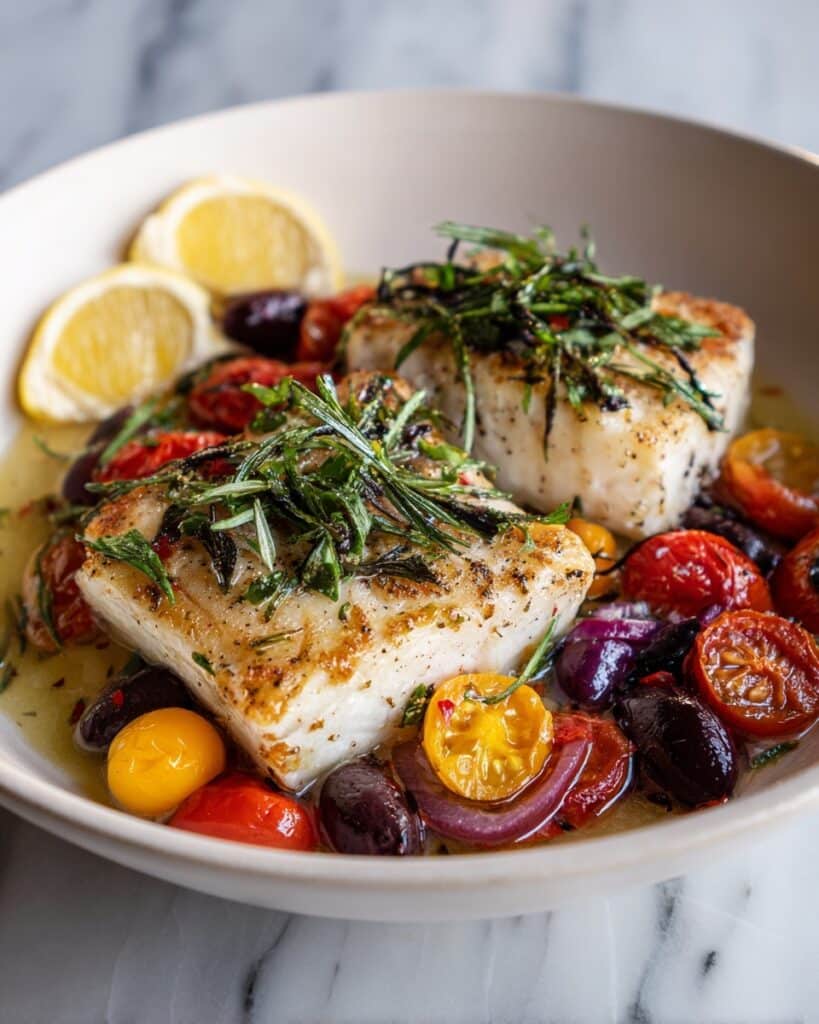 Mediterranean Baked Fish Recipe
