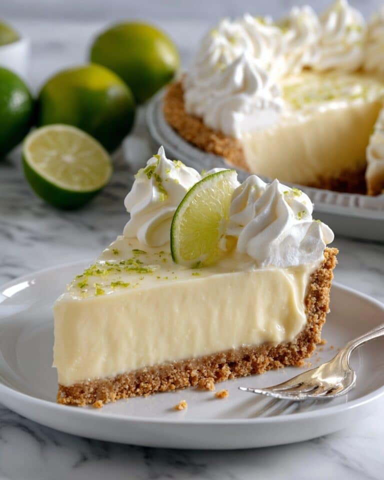 Key Lime Pie with Whipped Cream Recipe