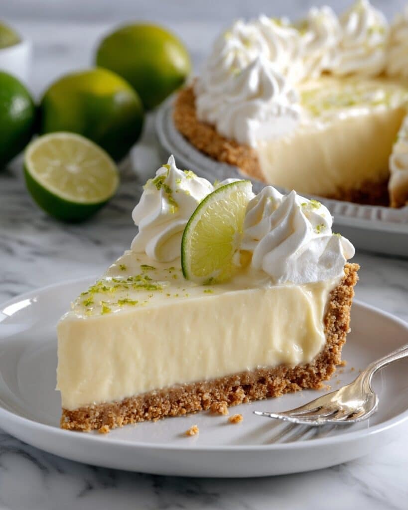 Key Lime Pie with Whipped Cream Recipe