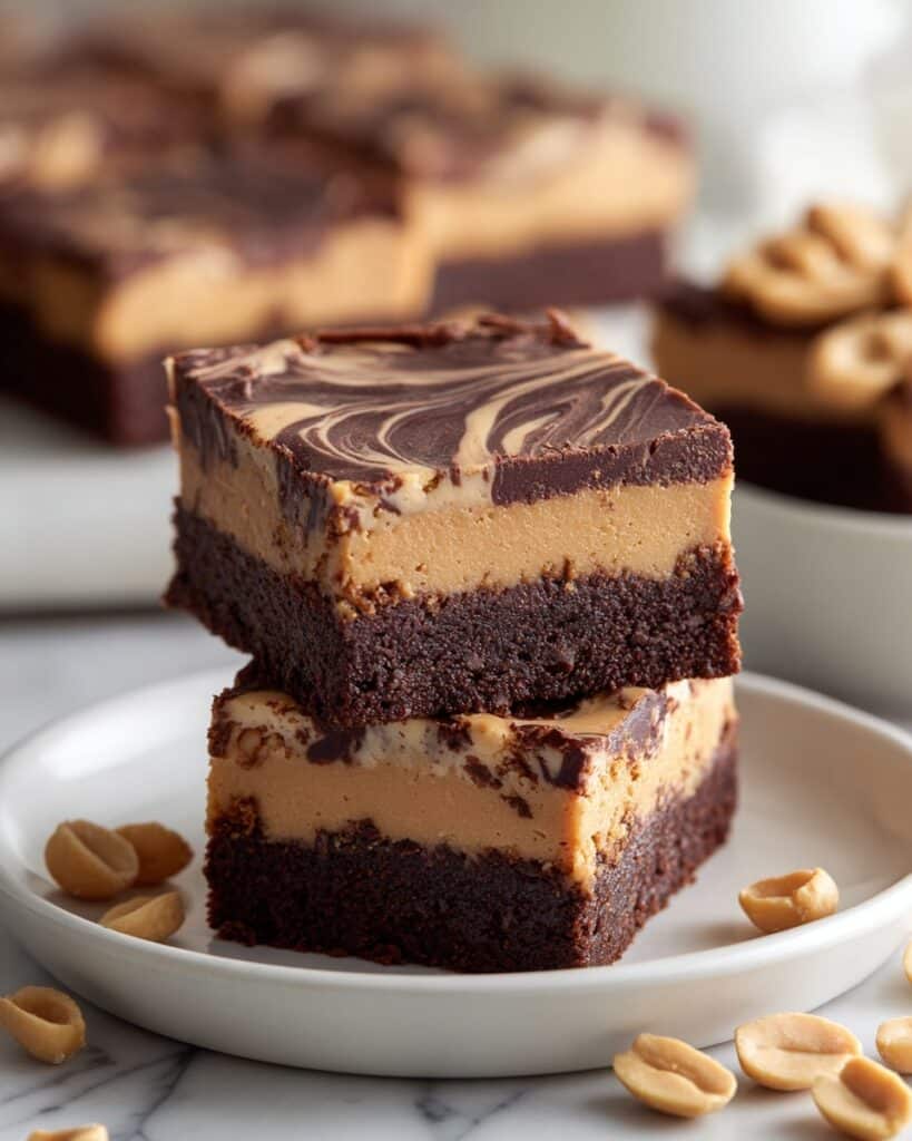Peanut Butter Stuffed Brownies Recipe