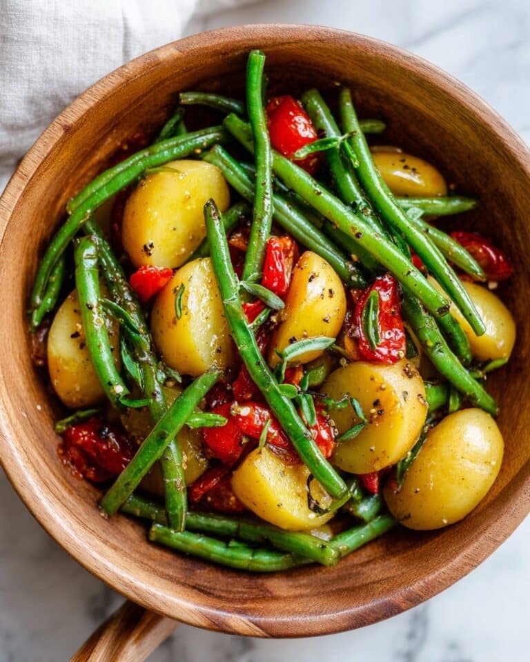 Italian Braised Green Beans and Potatoes Recipe