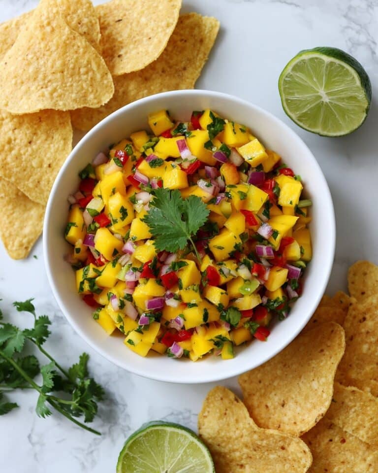Grilled Pineapple Salsa with Cinnamon Chips Recipe