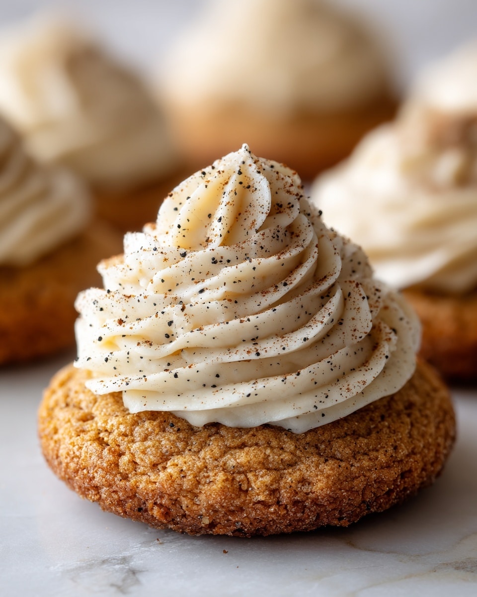 Pumpkin Oatmeal Cookies with Cinnamon Cream Cheese Frosting Recipe - Recipe Image