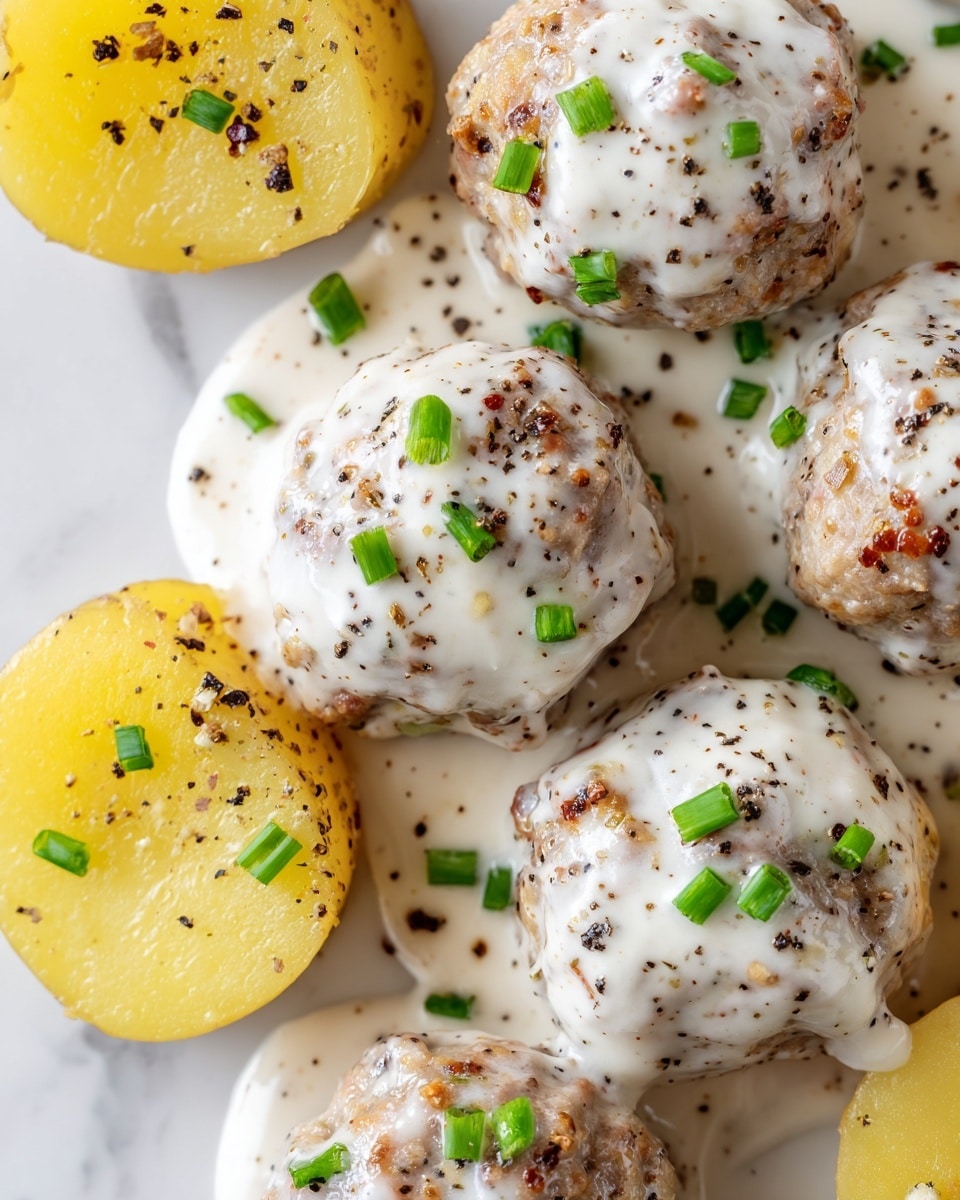 Creamy Garlic Baby Potatoes Recipe - Recipe Image